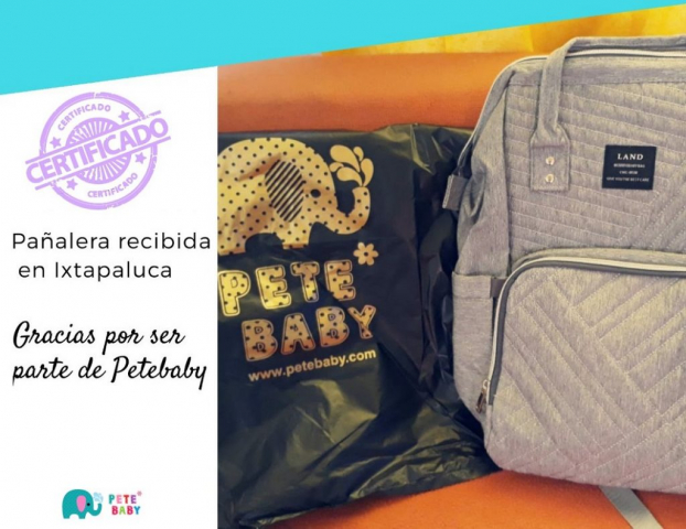 Pañalera Mochila Gris